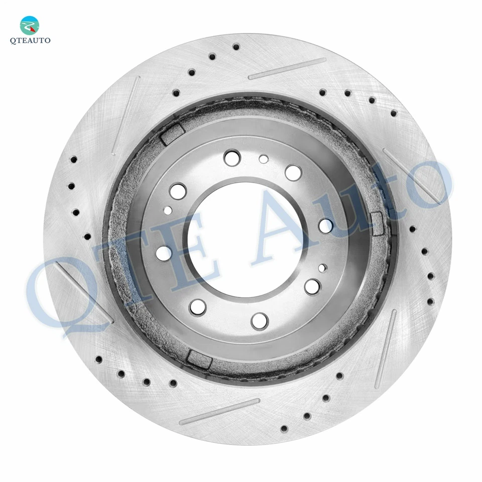 Rotores de freno delanteros izquierdos 355 mm perforados para Chevrolet Silverado 3500 HD 2011-2018 Foto 3 de 4