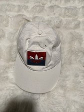 Adidas Originals Trefoil Slice Relaxed Adjustable Cap Hat Baseball White