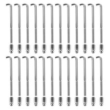 48 PCS Hook Brackets for Banjo Nut Parts Accessories Adjustable Hooks