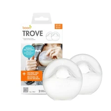 Trove Silicone Manual Breast Pump Set - Hands Free Breast Milk Collector - Inclu