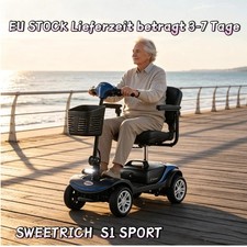 12Ah 4-Rad Elektromobil Seniorenmobil 8KM/H Neu SWEETRICH Mobilit&auml;tsroller 300W