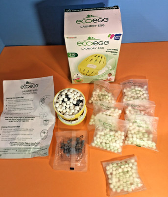 Ecoegg Laundry Egg - 210 Washes - Fragrance Free - Natural Detergent