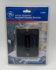 GE hand held cassette recorder auto voice activated NOS vintage