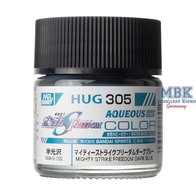 GUNZE GSHUG305 Aqueous Gundam Color MIGHTY STRIKE FREED.DARK BLUE