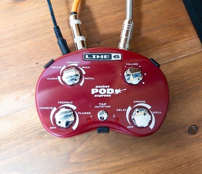 Line 6 Pocket Pod Express Gitarreneffektprozessor getestet funktioniert aus...