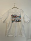 Disneyland Resort Opening Days Attractions White T-Shirt Size Xl