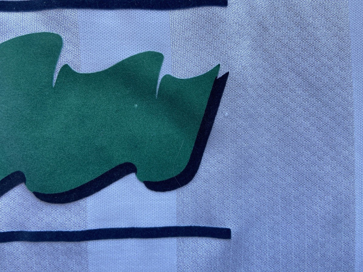ENGLAND 1998 1999 TRAINING SHIRT JERSEY UMBRO GREEN FLAG MAN WHITE
