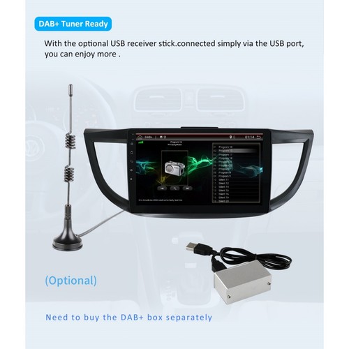 8G+256G Car Radio For Honda CRV 2012-2016 Android 15 WIFI Apple CarPlay GPS NAVI - Picture 21 of 24