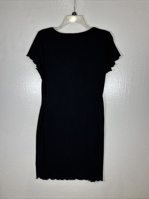 Derek Heart Dress Women's Large Maxi Polyester Blend Black L | eBay
