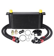 Oil Cooler Kit, 10AN Transmission Engine Cooler British Radiator 19 Row