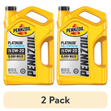 [BIG SALE] 2 Pack Pennzoil Platinum Full Synthetic 0W-20 Motor Oil 5QT 20.78 per gallon