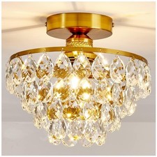 Gold Crystal Ceiling Light Chandelier