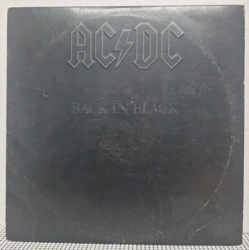 Vintage 1980 AC/DC "BACK IN BLACK" Vinyl LP Atlantic Records SD-16018 VG/VG+