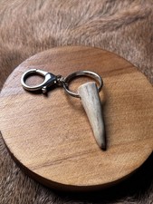 Deer Antler Key Chain Natural  Handmade From Antler 
