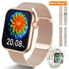 Smart Watch for Andr2025 Smartwatch 1.96'' HD Bluetooth Call Fitness Tracker IP6