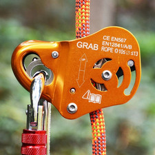 Rope Grab 7/16" Grip Fall Arrest Protection Climbing Rescue Caving Equipment