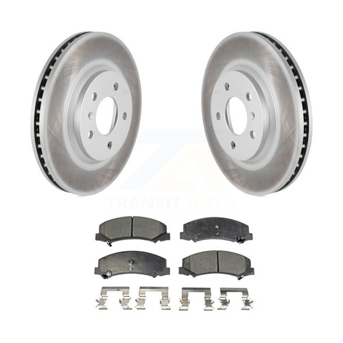 Front Coat Brake Rotors Ceramic Pad Kit For Chevrolet Impala Buick Lucerne Monte - Picture 7 of 11