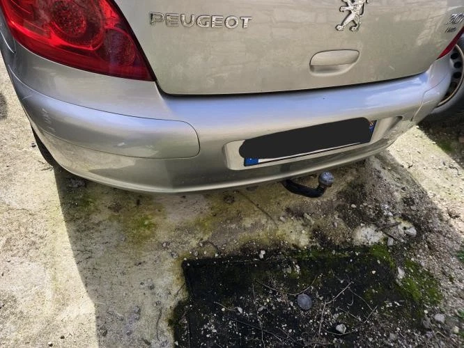 Pare choc arriere PEUGEOT 307 PHASE 2 7410Q6 - Photo 2/4