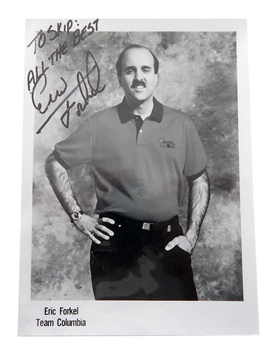 Eric Forkel signed 5x7 Foto Auto Autogramm Pro Bowler