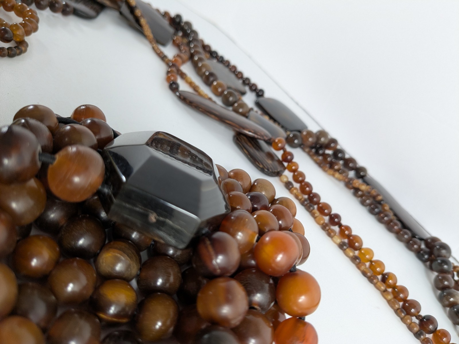 UnSigned Statement Runway Necklace &Bracelet Gerd… - image 13