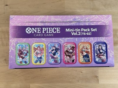 One Piece Card Game Mini Tin Pack Vol 2 TS-02 Asia Limited Set Of