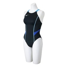 Mizuno Swimwear Competitive Swimsuit GX SONIC STREAM Medium Cut Women's Black
