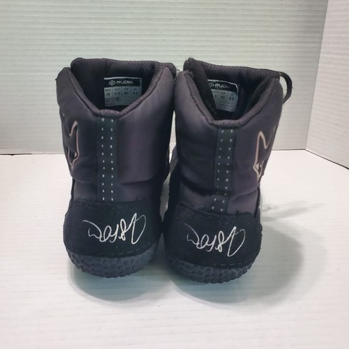 Rudis High Top Wrestling Shoes Black Mens 10 Womens 11.5 - Picture 7 of 11
