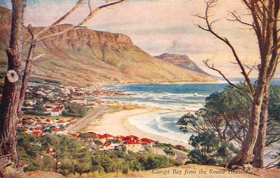 KAPSTADT - CAMPS BAY VOM ROUNDHOUSE - POSTKARTE