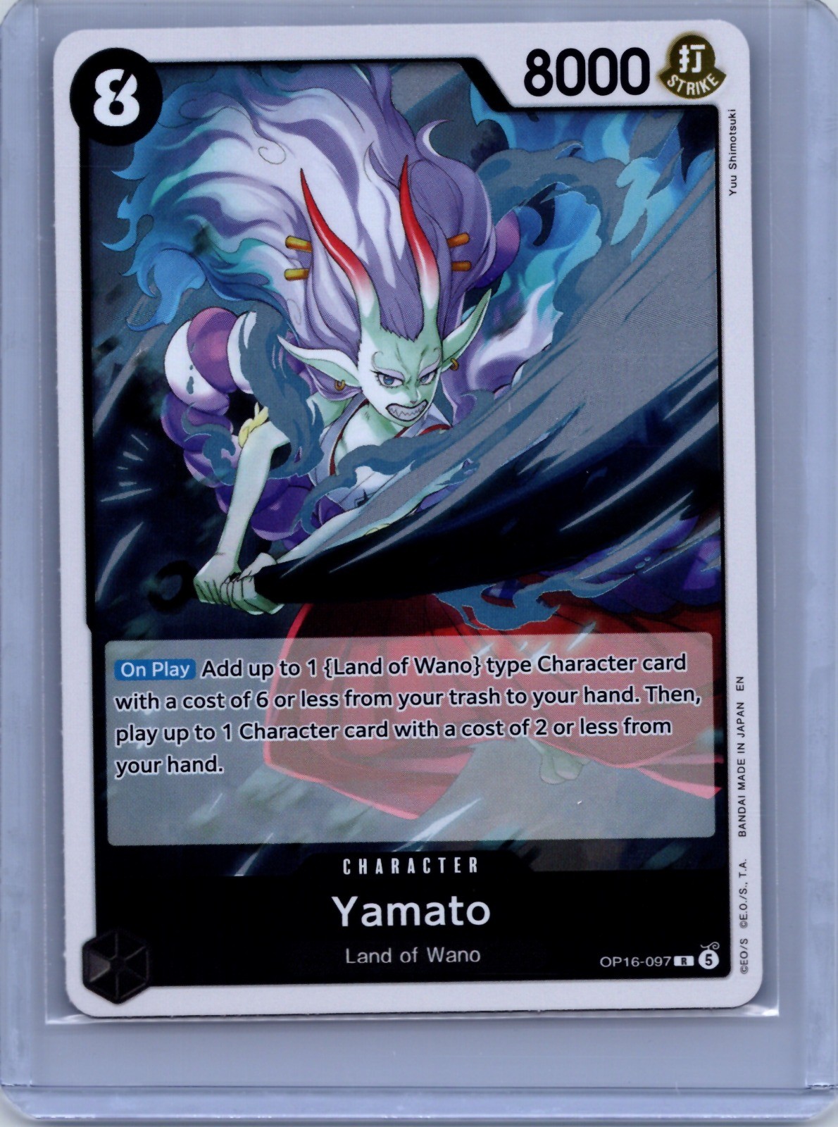 Yamato (097) Foil R The Time of Battle OP16-097 NM