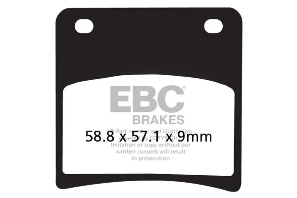 V-Sinter BremsbeläGe EBC Suzuki GSX 600-750-1100-400 / VX 800 / GV-image