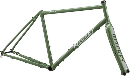 Ritchey Outback Frameset - 700c/650b, Steel, Winter Sage, X-Small