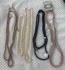 8 Strings Of Pearls For Jewelry Making Crafts Assorted Sizes Colors. NWT