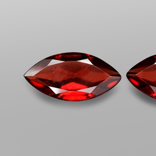 2.31Ct. Natural Spessartine Garnet Red Marquise Facet Unheated Namibia Sparkling - Picture 4 of 7