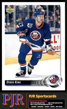 Derek King 1992-93 Upper Deck #191 New York Islanders