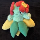 RARE Vintage Pokemon BELLOSSOM FUZZY 5" Plush Doll Figure TOMY Prize Toy Japan