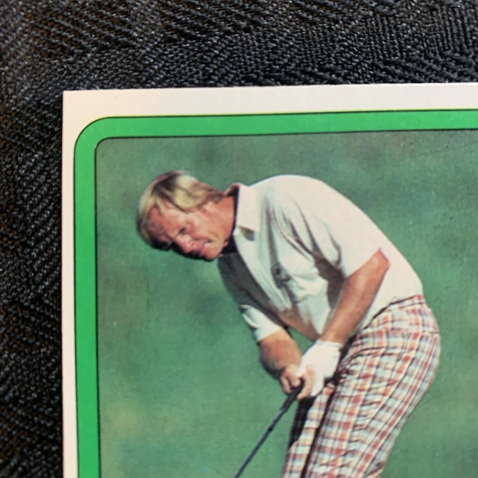 1982 DONRUSS JACK NICKLAUS PGA CARTÃO DE GOLFE #16 - Imagem 3 de 4