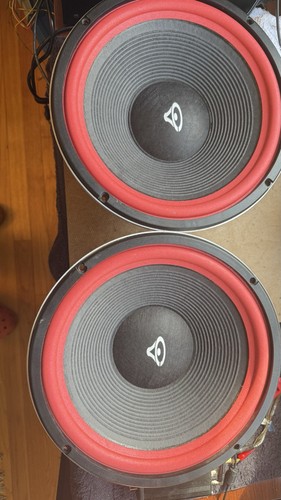 Paire De Woofers Peerless 12 Pouces – Vintage – Mousse Neuve Professionnelle – Testés