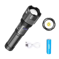 1000 lumens Super Bright LED Flashlight Tactical Rechargeable LED Work Lights