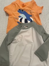 Boys 6m 6 Months Rash Guards Swim Tops Swimming Shirt Beach