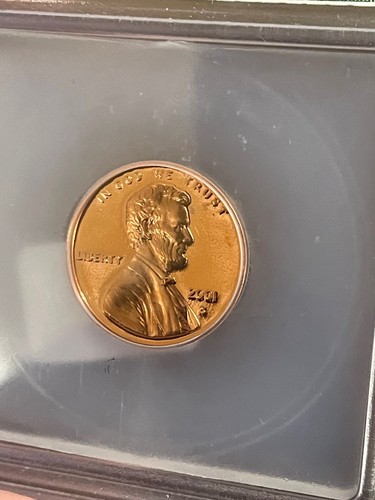 2001 "S" ICG PR70 DCAM Proof Lincoln Cent - Picture 2 of 3