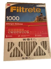 Filtrete Allergen Defense Air Filter, 1000 MPR, 14x18x1
