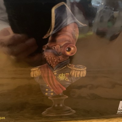 GENTLE GIANT STAR WARS ADMIRAL ACKBAR MAGNITUDE BUST 2013 SDCC EXCLUSIVE NEW