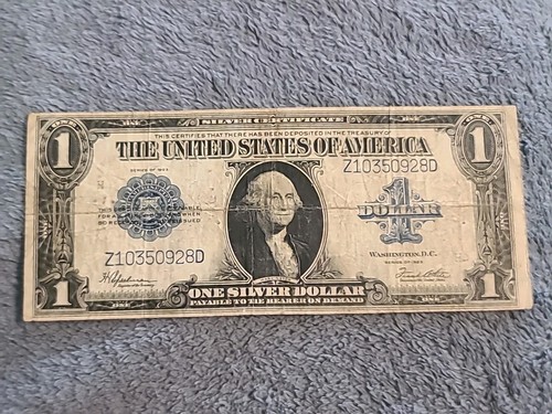 1923 $1 Silver Certificate, Horse Blanket Note