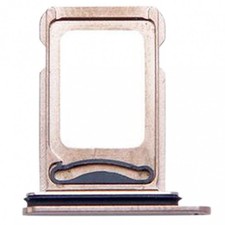 SIM Tray For Apple iPhone 13 Pro Max Lateral Card Adapter Gold