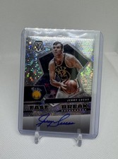 Jerry Lucas 2021-22 Panini Mosaic Basketball FBA-JLU Fast Break Silver Autograph