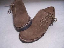 Halbschuhe Trachten  Schuhe Herren Schnürschuhe Haferlschuhe Braun Leder Antik