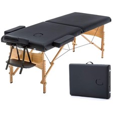 Portable 24" Massage Bed with Adjustable Height