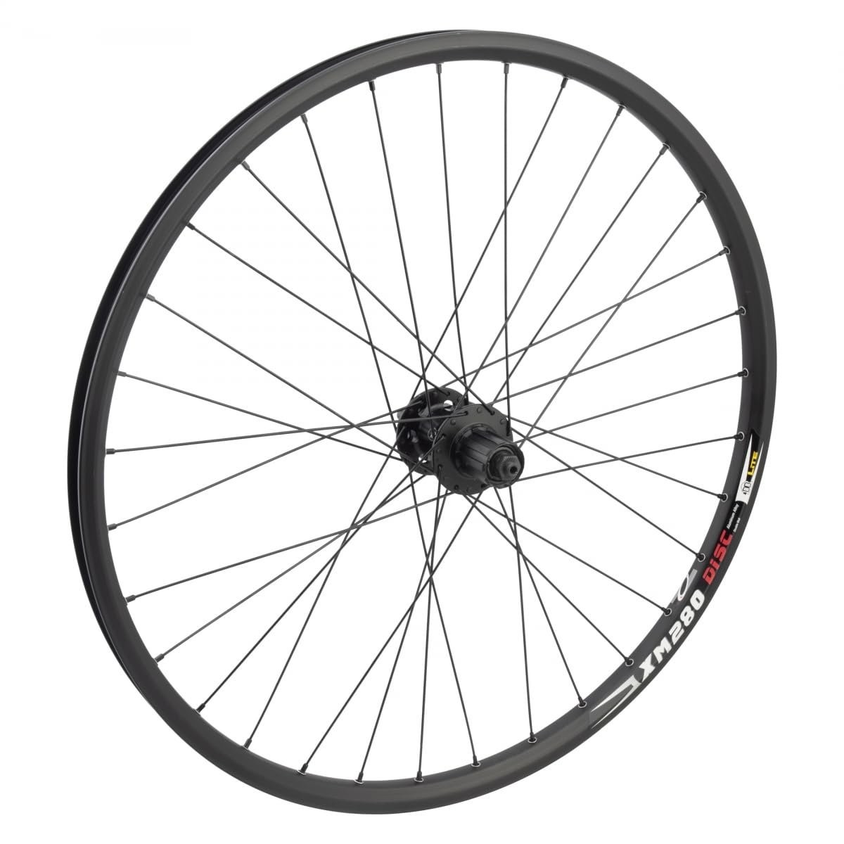 26&rdquo; Alloy Mountain Bike Rear Wheel Disc Brake Double Wall Black QR 8&ndash;11 Speed...