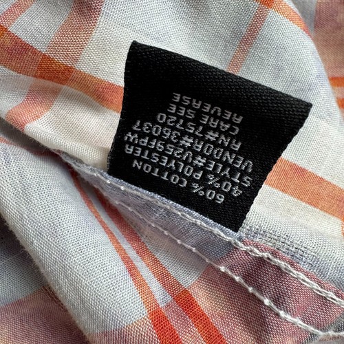 BKE Camicia Vintage Perla Snap Manica Lunga Sartoriale Vestibilità Plaid Uomo Small S - Foto 7 di 14