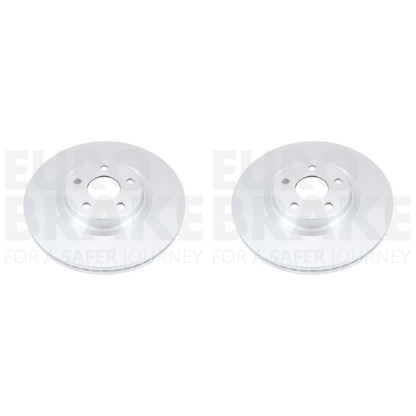 2X Eurobrake Bremsscheiben 316Mm BelÜFtet Vorne Passend FüR Ford Galaxy S-MAX |-image